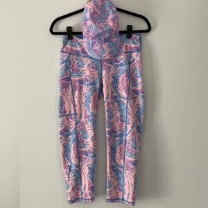 Lilly Pulitzer Leggings and Cap Set